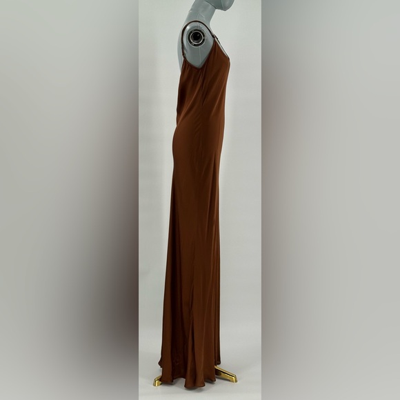 🆕 RAT & BOA 🧿 NWOT Aizza Spaghetti Tank Slip Dress, Chocolate Brown - Sz XXL - Picture 5 of 17